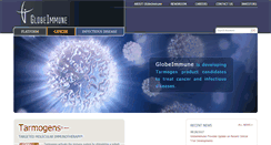 Desktop Screenshot of globeimmune.com